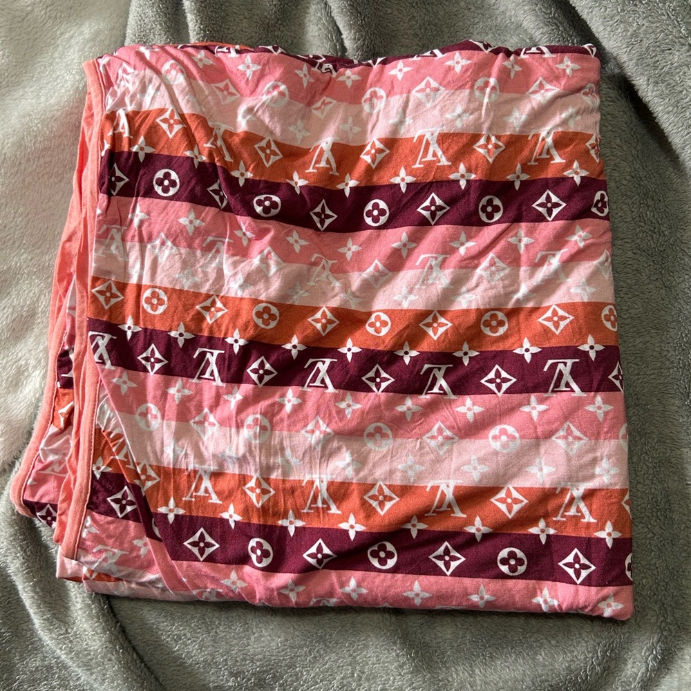 Louis Vuitton double layered blanket